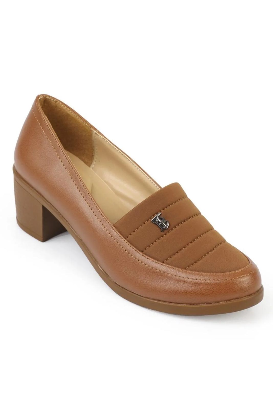 Ayla - Turkish Capone Thick Heel Tan